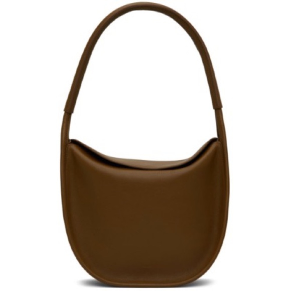 LÉMÉLS Flat Shoulder Bag in Walnut Brown